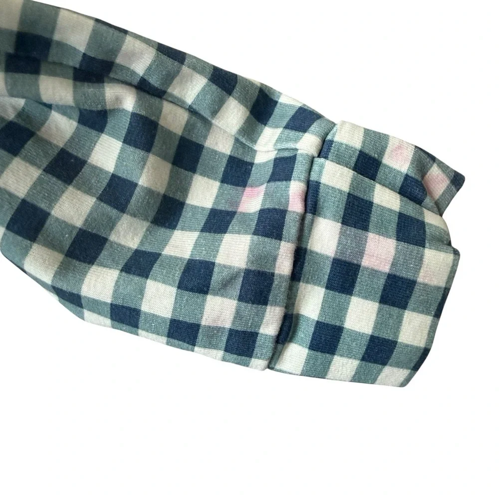 Sweet Honey Blue Gingham Long Sleeve Button Up 3T